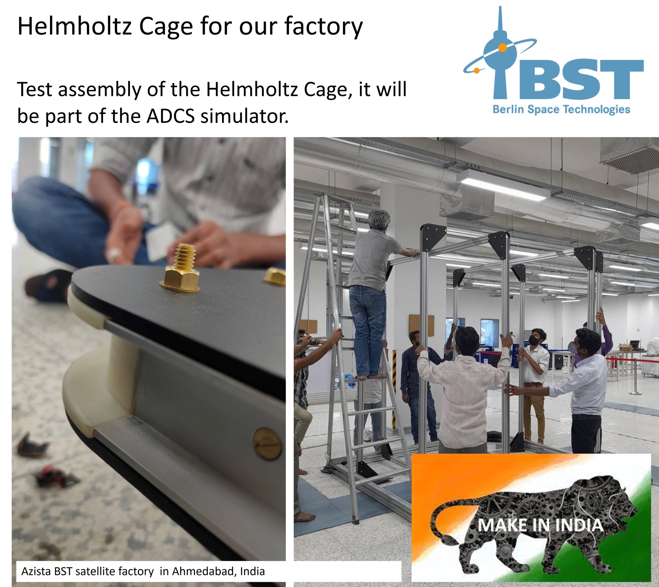 Helmholtz Cage for our Factory