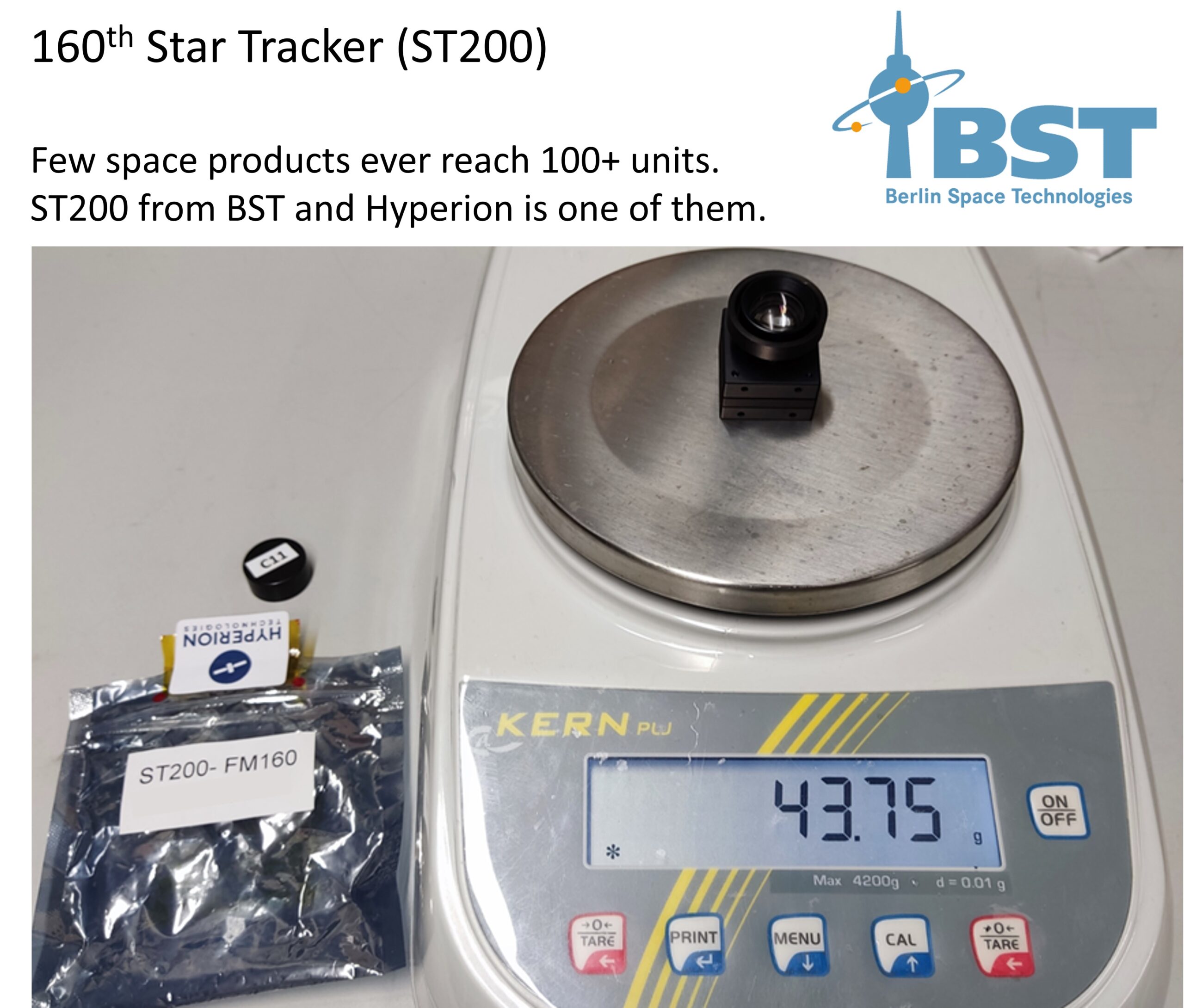 The 160th Unit of Star Trackers