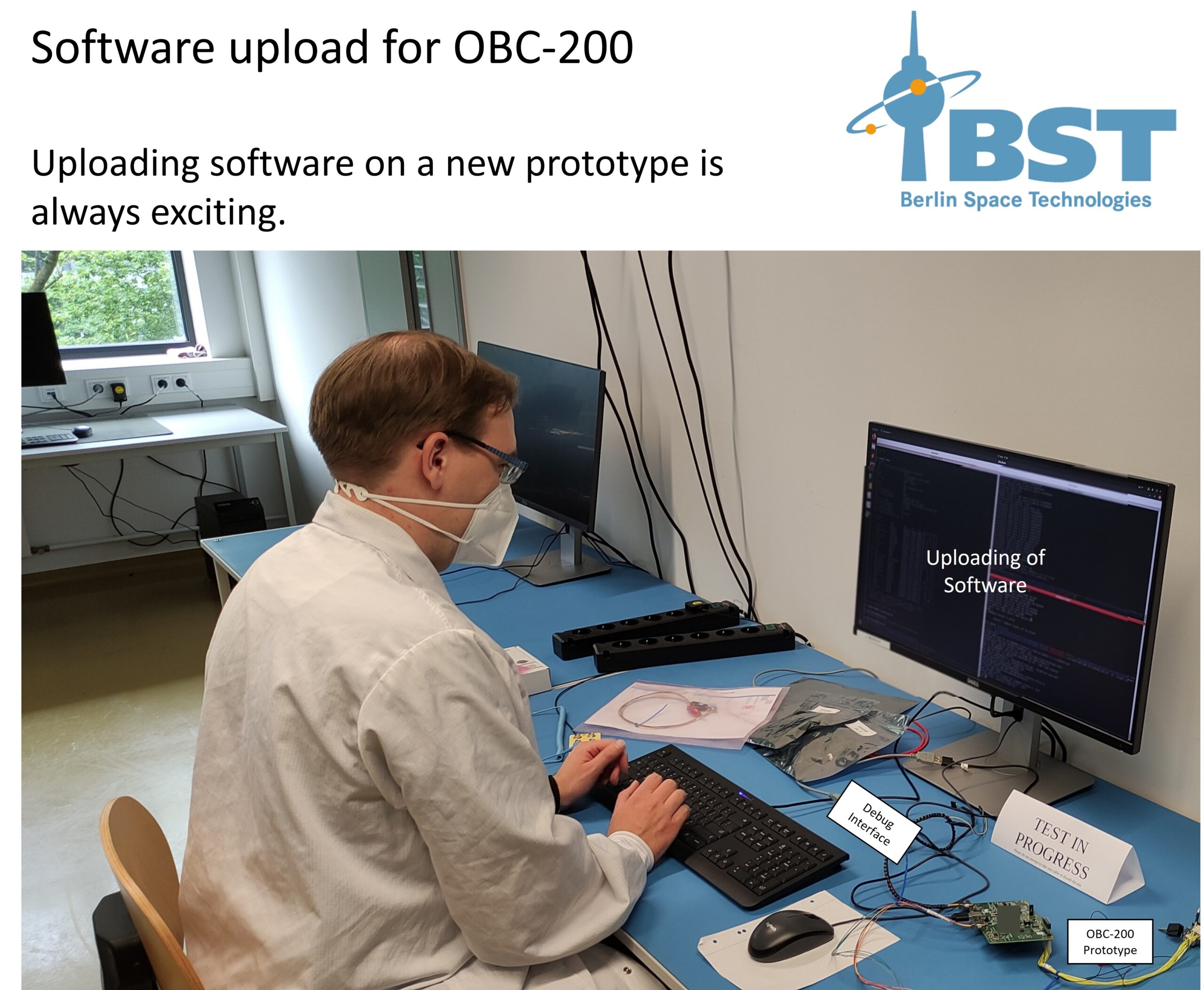 Software upload for OBC-200