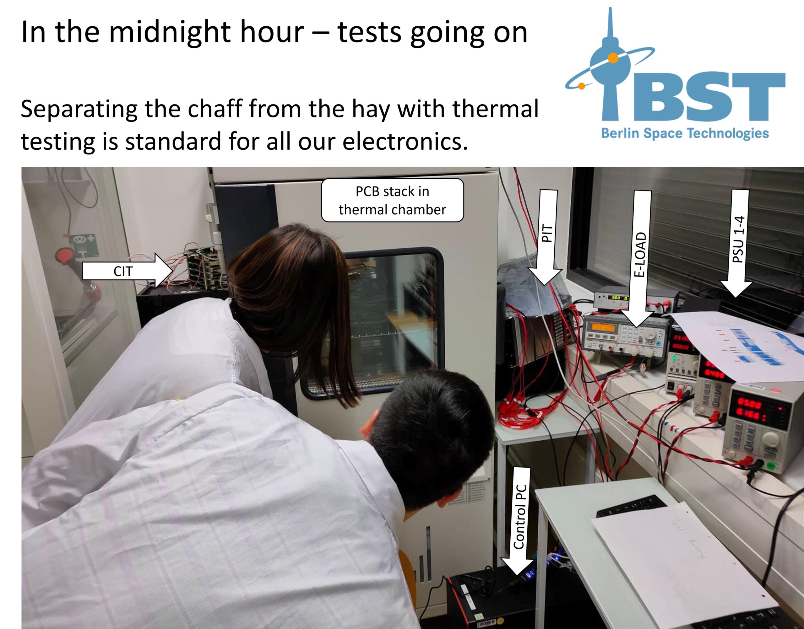 In the Midnight Hour – Tests going on