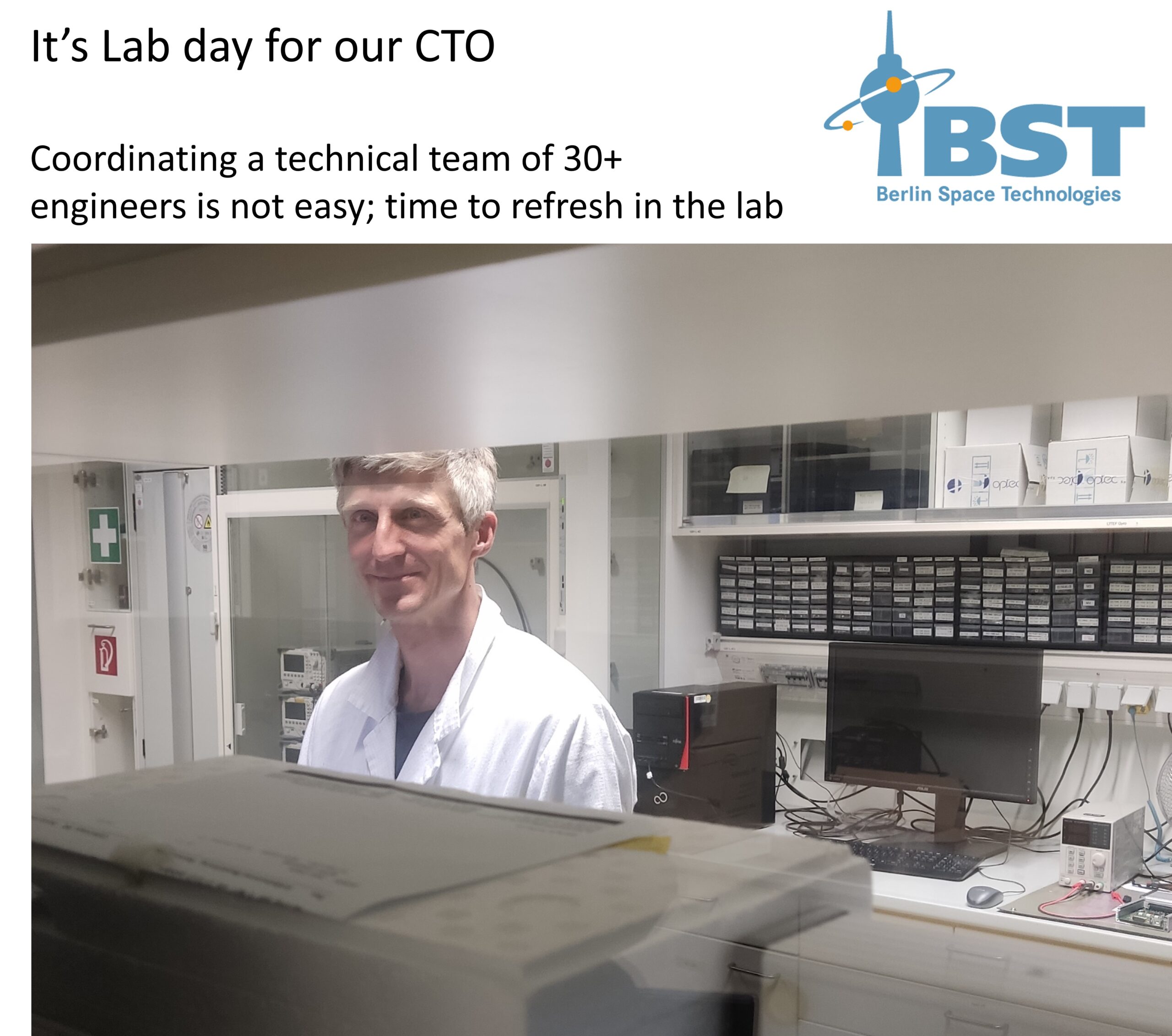 Lab Day for our CTO